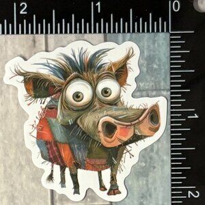 🌀10/$10🌀 Retro Spooky Patchwork Object Waterproof Vinyl Sticker Decal